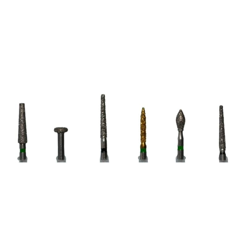 Burs Diamond- Friction Grip with Bur Block